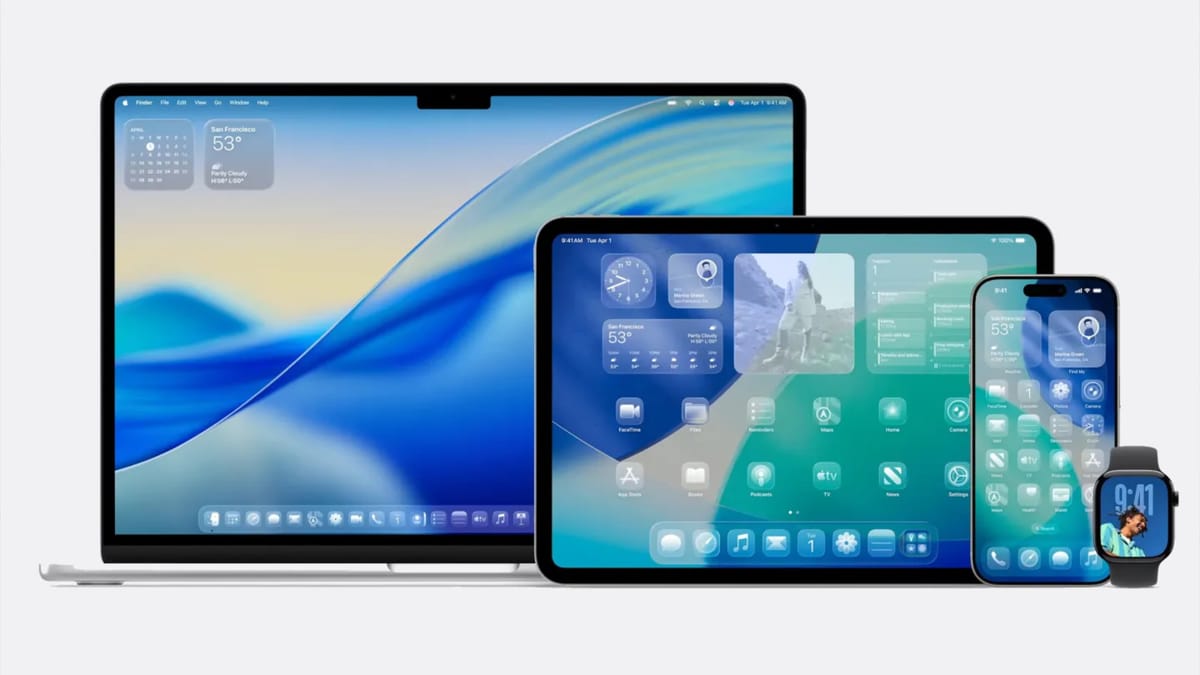 Apple rinnova il design: arriva il tema Liquid Glass su iOS e macOS