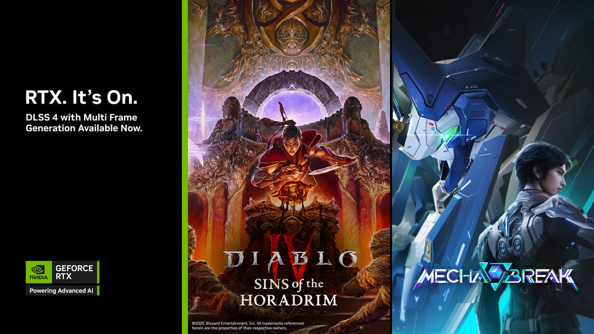 NVIDIA DLSS 4 si espande: Mecha BREAK, NTE in Closed Beta e c'è anche Diablo IV