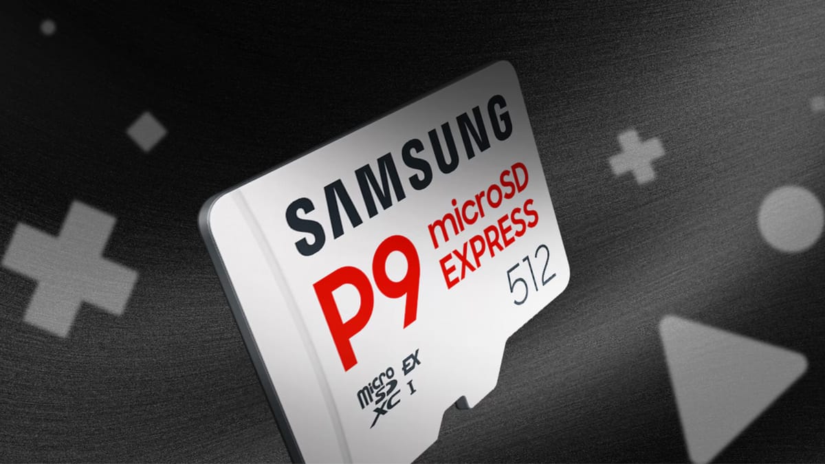 Samsung P9 Express: la microSD PCIe per Switch 2 con velocità da SSD