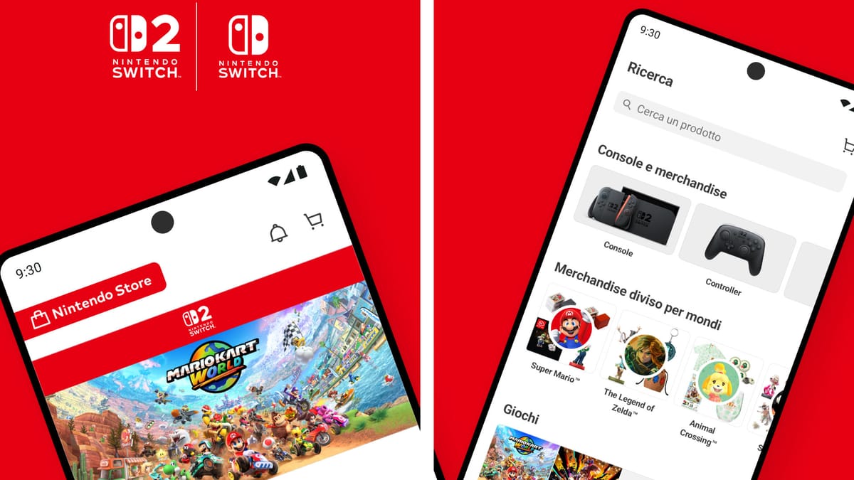 Nintendo sbarca su iOS e Android: giochi Switch e Switch 2 a portata di smartphone