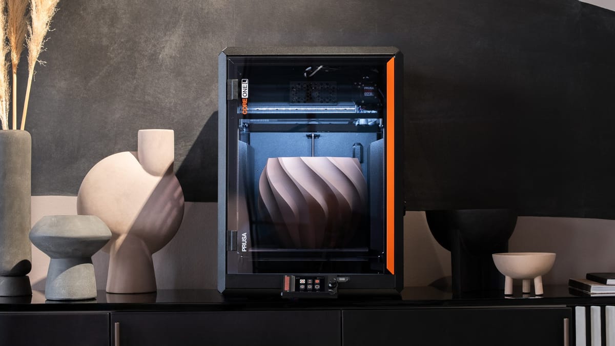 Prusa CORE One L: stampa 3D a 200% del volume in formato compatto
