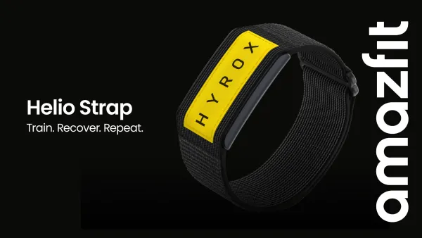 Helio Strap: Amazfit lancia il bracciale smart con BioCharge per atleti, anche in versione HYROX