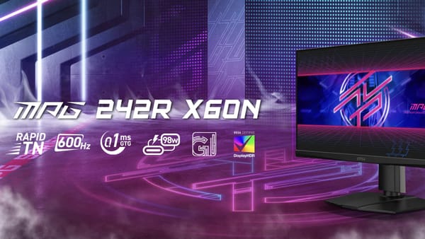 MSI sfida i pro gamer con un monitor-monstre da 600Hz: ecco il 242R-X60N