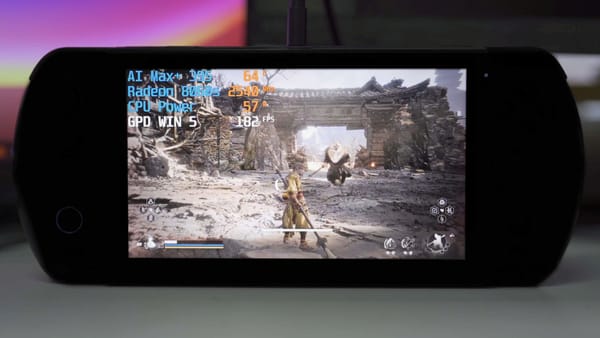 Oltre i 200 FPS in mobilità: la promessa dell'handheld GPD WIN 5 con il nuovo chip AMD Strix Halo