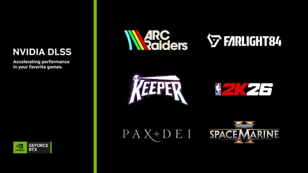 NVIDIA scatena il DLSS 4: ARC Raiders, Pax Dei e altri giochi di ottobre si aggiornano