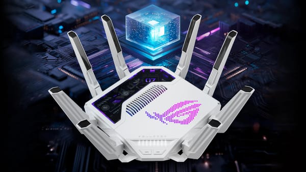 Asus, ufficiale il router ROG Rapture GT-BE19000AI: la "bestia" con NPU e Wi-Fi 7 da 900 dollari
