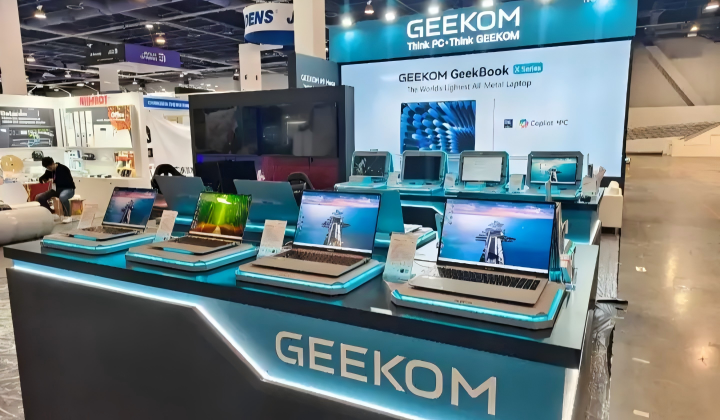Mini PC e laptop ultrasottili: il 2026 di GEEKOM parte da Las Vegas